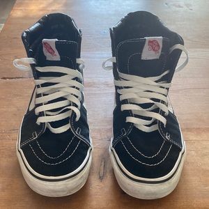 Vans SK8-HI shoe black suede  Mens 9